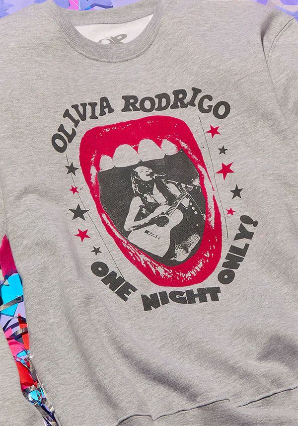one night only crewneck pullover
