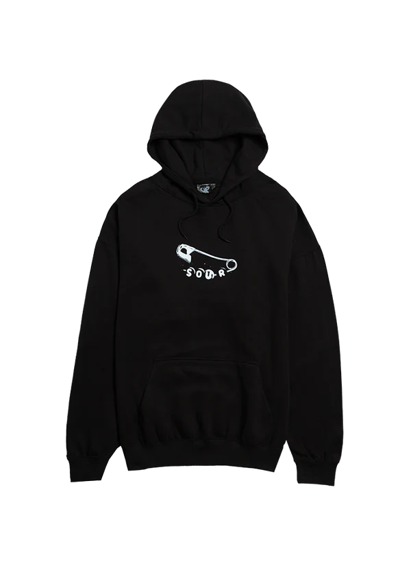 SOUR safety pin tracklist hoodie